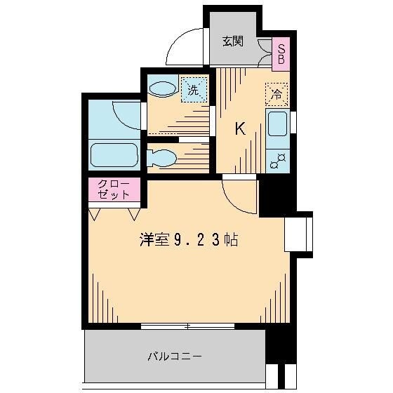 Ｊ・Ｓ深川高ばしビルの間取り|間取りです。