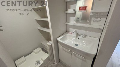 室内洗濯機置き場付きで便利！