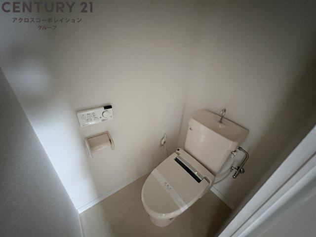 ゆったり落ち着けるトイレです