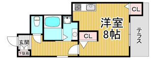 ジャスティス２番館の間取り