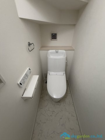 伊勢原市高森　新築戸建　全1棟1号棟のトイレ