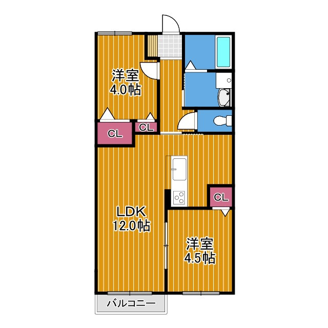 ルミエール　ハルム の間取り