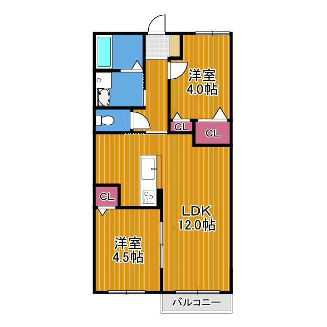 ルミエール　ハルム の間取り