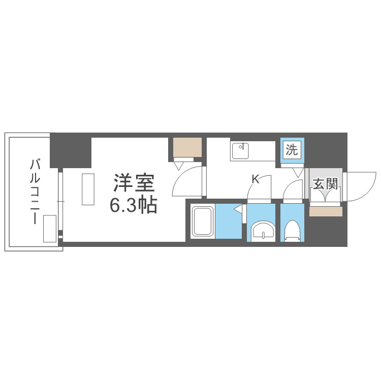 プレサンス大阪ゲートシティの間取り