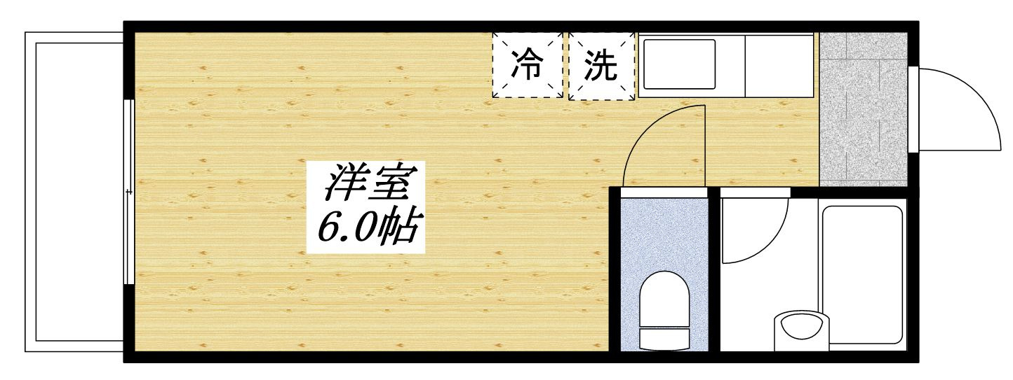 セントラルコーポクロッカスの間取り