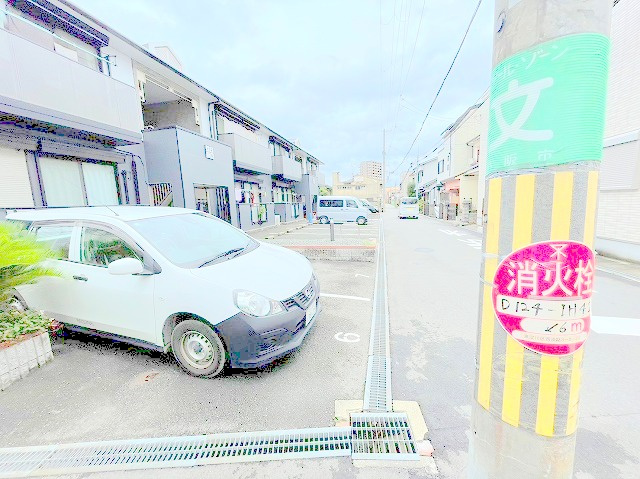パナハイツアミジマの駐車場