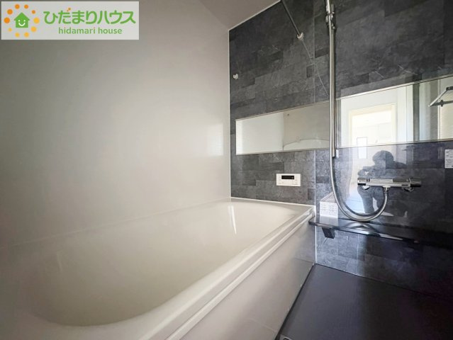ひたちなか市東石川8期　新築戸建の浴室|いつまでも入っていられるような広々とした浴室が魅力的です(^^)/