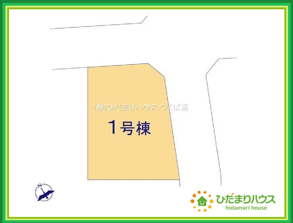 ひたちなか市東石川8期　新築戸建の区画図|駐車スペース並列3台分可能です☆彡