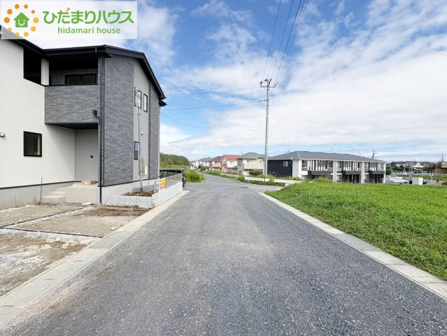ひたちなか市東石川8期　新築戸建の前面道路含む現地写真|閑静な住宅地で叶える穏やかな新生活☆彡