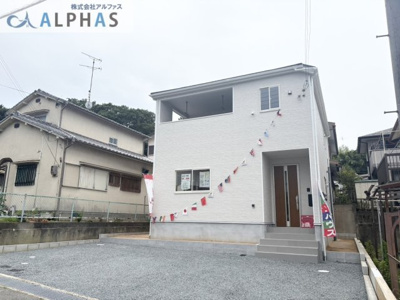 【外観】 | 三木市志染町東自由が丘一丁目　新築戸建 | ■飽きないシンプルモダンな外観デザイン♪