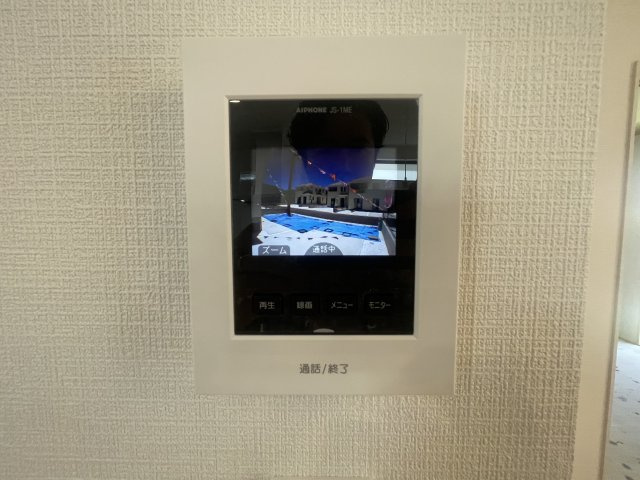豊見城市金良Ⅲ（全10棟）G号棟のセキュリティ|G号棟　TVモニター付きインターフォン♪