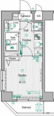 ガーラ・シティ東陽町の間取り|間取りです。