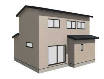 十津5丁目　新築戸建　の完成予想図|3LDK+WIC×3　
土地面積　173.78㎡　（約52.57坪）　建物面積　88.02㎡（約26.61坪）
