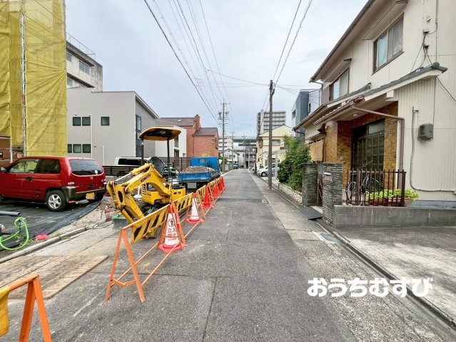 北区清水308②(全2棟)の前面道路含む現地写真