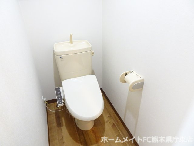 熊本市中央区本荘５丁目の賃貸マンションのトイレ