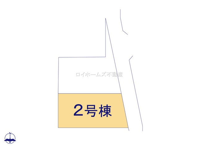 【区画図】 | 豊田市西岡町二本木109-1『仲介料無料』新築戸建て | 2号棟