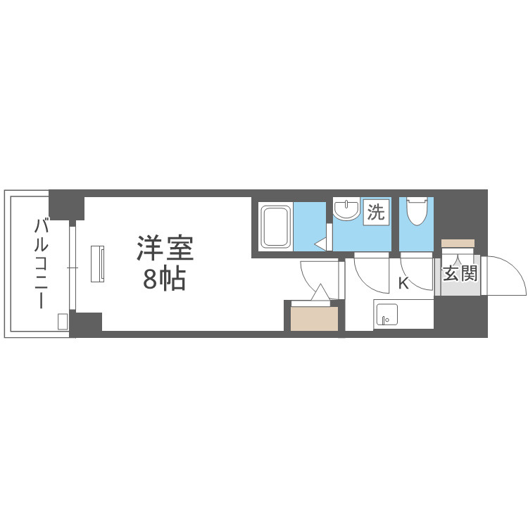 エスリード大阪グランフォートの間取り