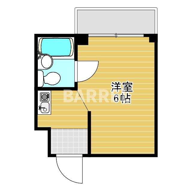 メゾネット北野の間取り