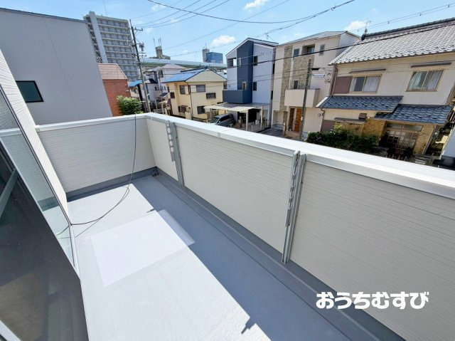 北区清水308②(全2棟)のバルコニー