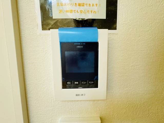 流山市江戸川台西４丁目新築戸建（江戸川台西12期）のセキュリティ|来客時も安心のTVモニター付きインターフォン