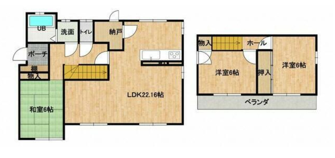 長野市大字大豆島　中古戸建の間取り|リフォーム済み物件！いつでも見学可能です♪お問合せは＜Tel 026-477-7419＞まで♪ 