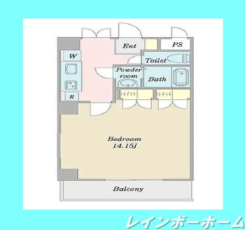 カーザ日暮の間取り