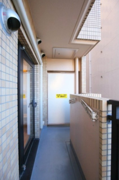 新宿区下宮比町の賃貸マンションのバルコニー