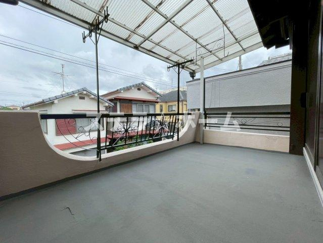鳥飼西1 中古戸建のバルコニー|広々としたバルコニーです