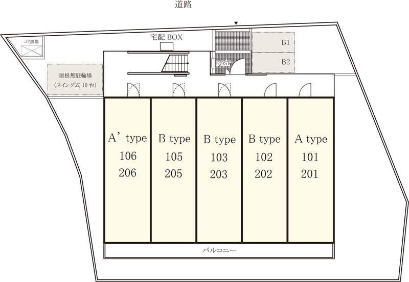 リブリ・LUCIA湘南の区画図