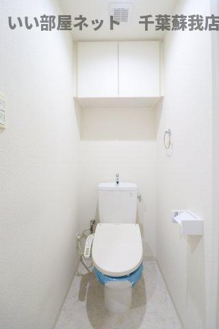 ウィルテラス千葉中央のトイレ|ゆったりとした空間のトイレです