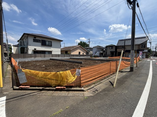 【所沢市緑町2丁目】建築条件なし売地の外観