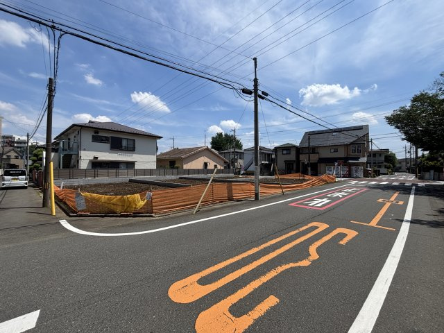 【所沢市緑町2丁目】建築条件なし売地の外観