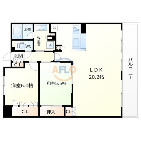 カスタリア上町台の間取り|カスタリア上町台　間取り