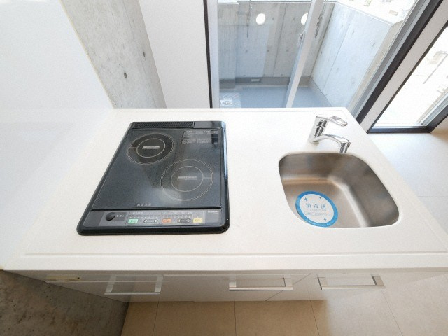 大阪市都島区中野町４丁目の賃貸マンションのキッチン