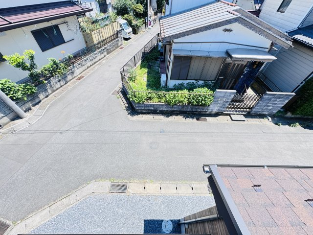 流山市駒木台新築戸建（駒木台２期）の展望|バルコニーより道路側眺望