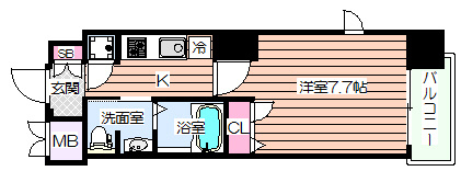 【間取り】 | レジュールアッシュ南堀江