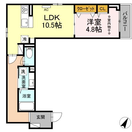 【間取り】 | Dフルト並木町