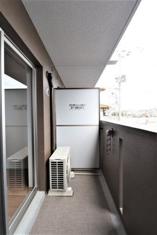 アスシード那珂川のバルコニー