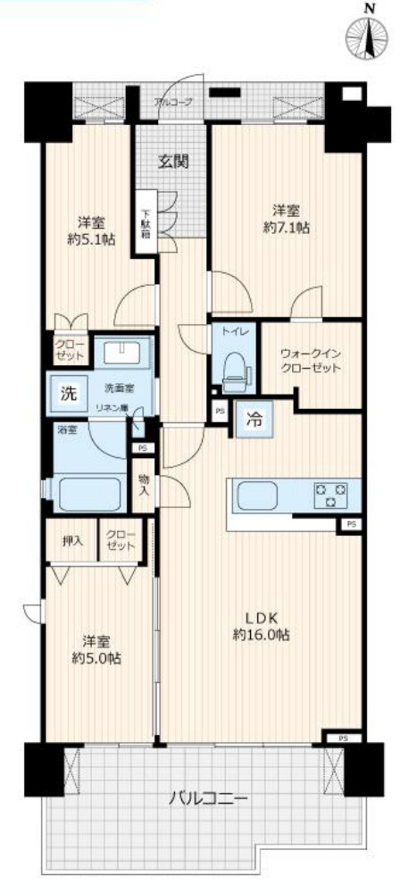 ヒルコートテラス横浜汐見台F棟【仲介手数料無料】