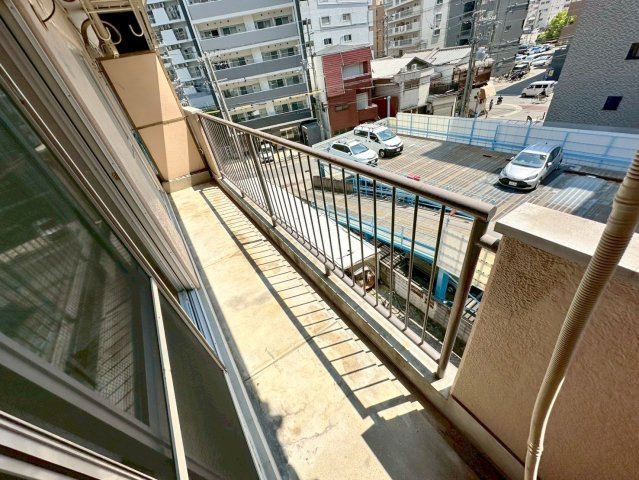 成光マンションのバルコニー