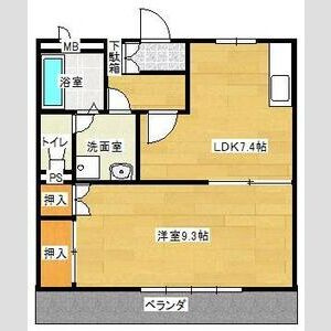 メゾン花水木Ⅱの間取り