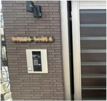 東村山市野口町１丁目のアパートのセキュリティ