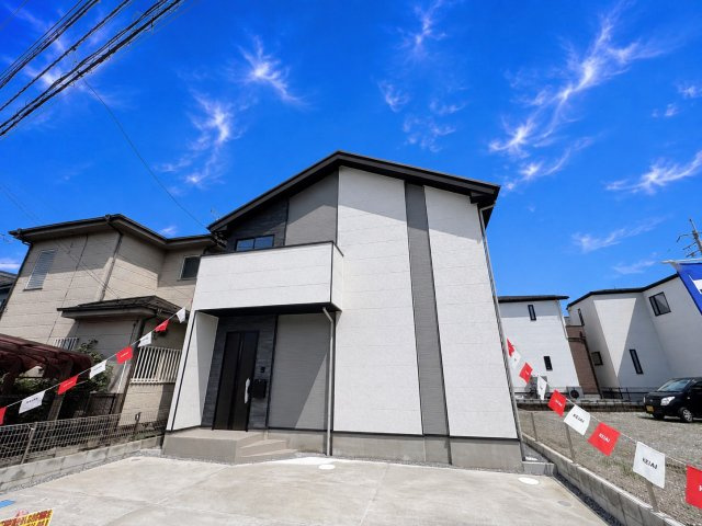 流山市東深井新築戸建【東深井小学校:10分】の外観|完成済み内覧可能です！！