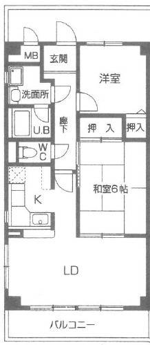 グリーンハウス大石の間取り