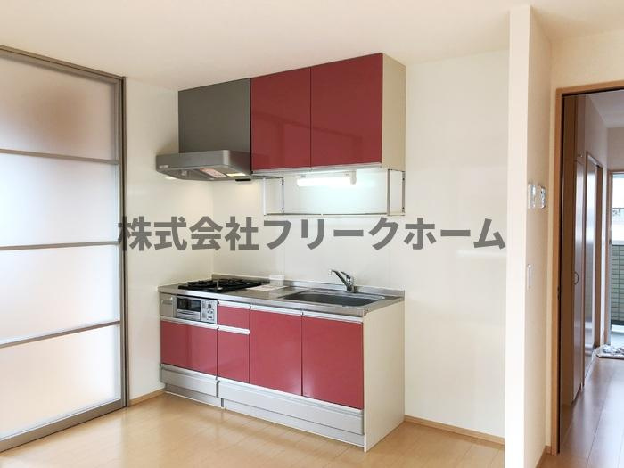 武蔵野市境南町２丁目のアパートのキッチン