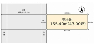 【土地図】 | 下鴨本町　土地【建築条件無し更地・下鴨本通り面す】