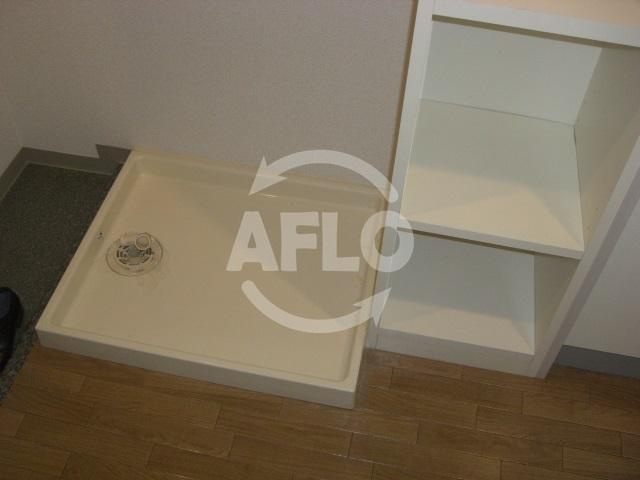 アンシャンテ南堀江の洗面所|アンシャンテ南堀江　洗濯機置き場