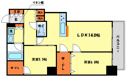 【間取り】 | 阿波座ライズタワーフラッグ46　間取り