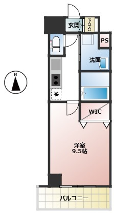 コンフォリア江坂の間取り