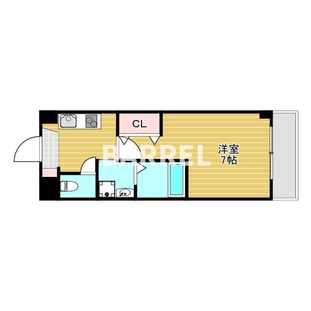AILE石橋Ⅱの間取り